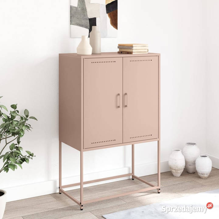 Szafka różowa 685x385x107 stal WM846507