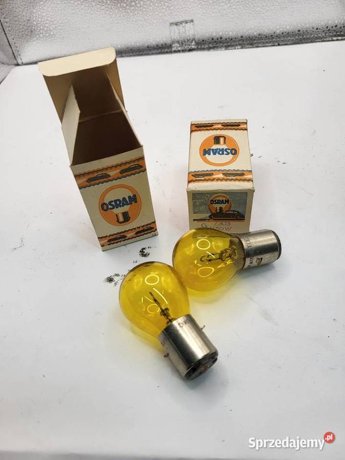 ŻARÓWKA OSRAM 6V 50W ŻÓŁTA DO MOTOCYKLA Rybnik
