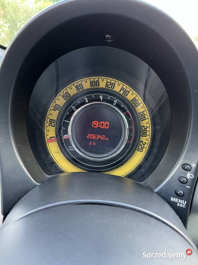 Fiat 500 12 2009 Diesel Edition benzyna Sanok