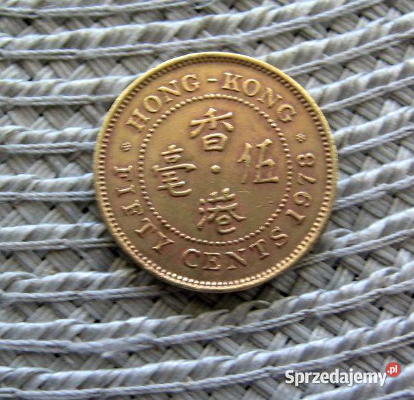 Hongkong 50 Centów 1978r Kalisz