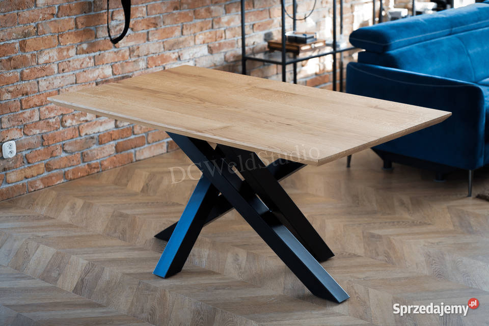 Stół dębowy Matrix industrialny stół jadalny Stoły, krzesła, biurka Kraków