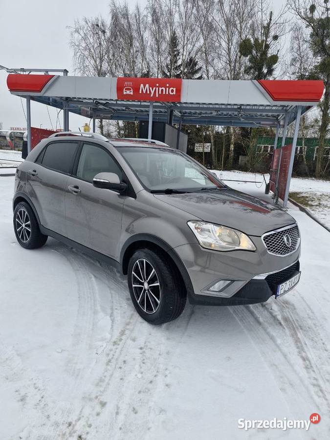 Ssangyong korando 4x4 20 exdi 175 2012 r wielofunkcyjna kierownica