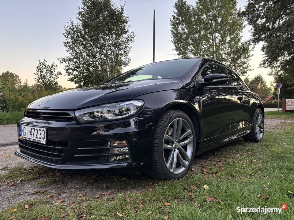 Scirocco RLine 20 DSG koniec 2014 niski przebieg podgrzewane fotele warmińsko-mazurskie Gajewo