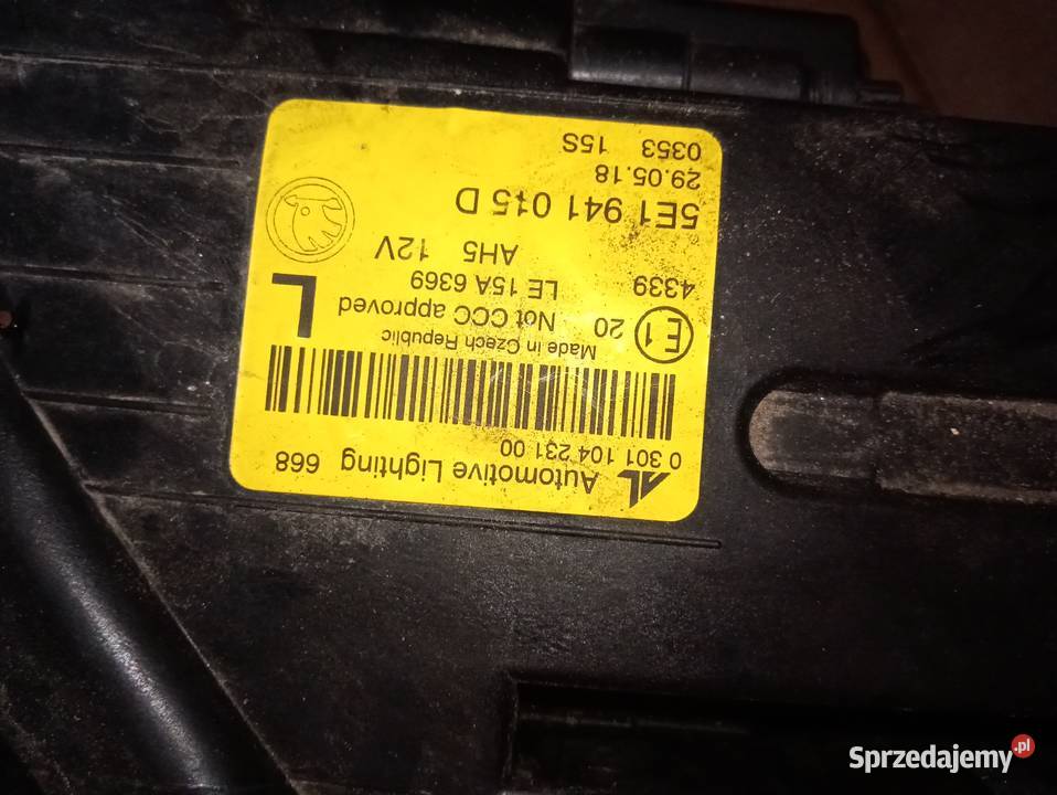 Sprzedam komplet lamp do skody octavia 3 fulled sprzedam