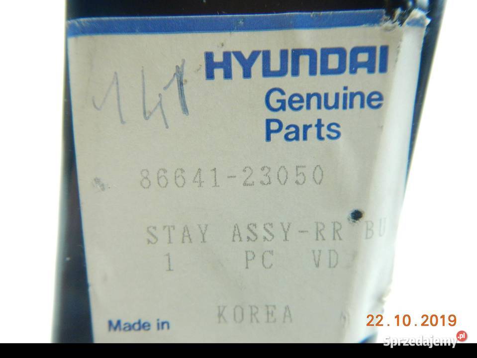 UCHWYT BELKI TYŁ LEWY HYUNDAI SCOUPE 9094 ASO
