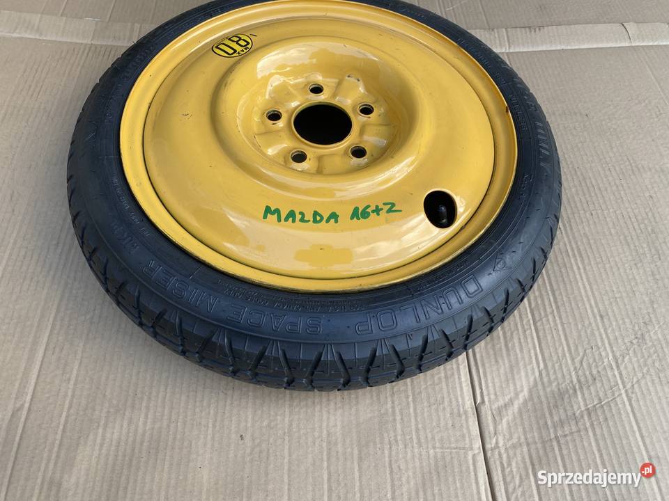 Koło9 dojazdowe 16 MAZDA 3 III 5 Zestaw lewarek Miejska Górka