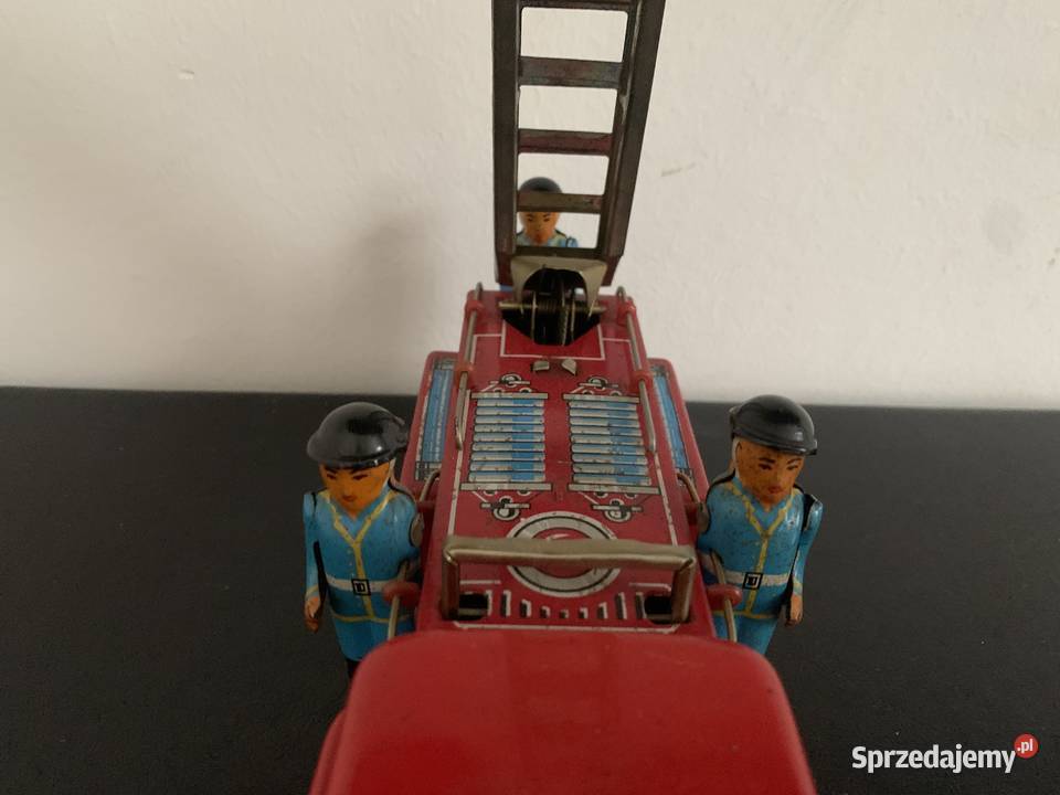 Stara zabawka PRL wóz strażacki Świebodzice sprzedam