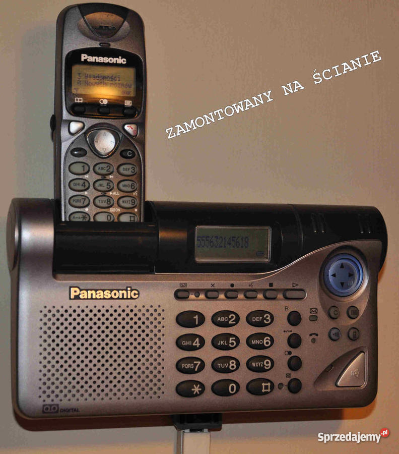 PANASONIC KXTCD735PD Komfortowy cyfrowy telefon Poznań sprzedam