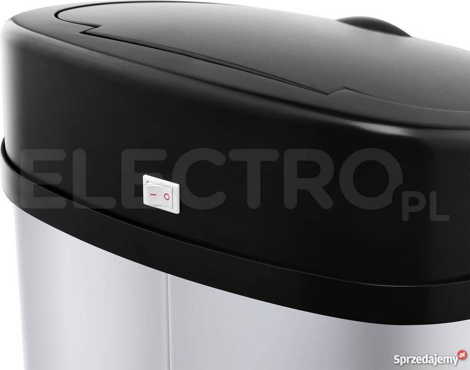 KOSZ na ŚMIECI sensor ruchu JAGO 56L Srebrny Warszawa