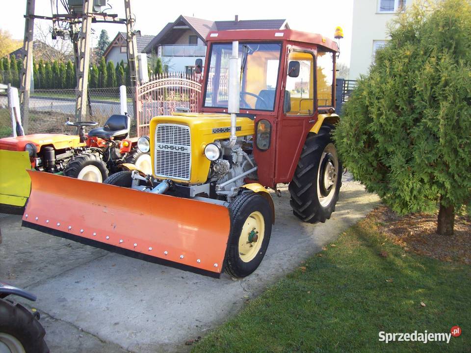 ZIMA ODŚNIEŻANIE akcja KOMUNALNY traktorek Grudziądz