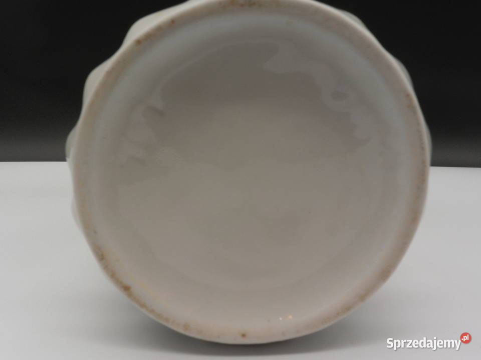 Elegancki Wazon Porcelanowy Motyw Kwiatowy