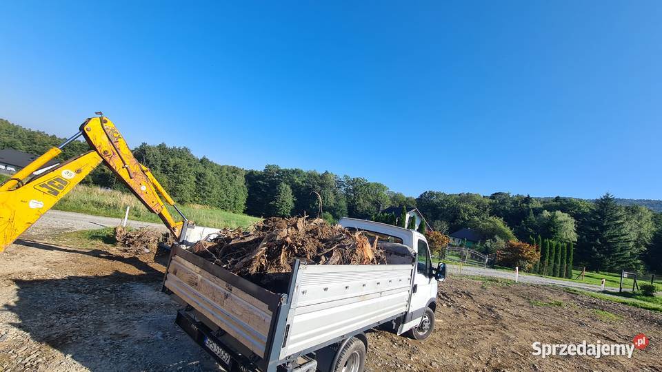 Usługi transportowe i dźwigowe dźwig hds