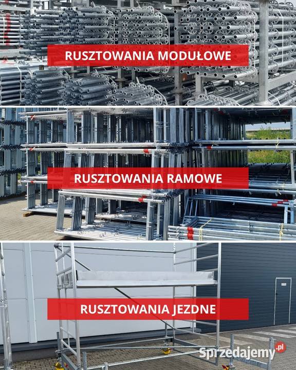 Rusztowanie elewacyjne PD70 powrob 126m2wysrob Poznań sprzedam