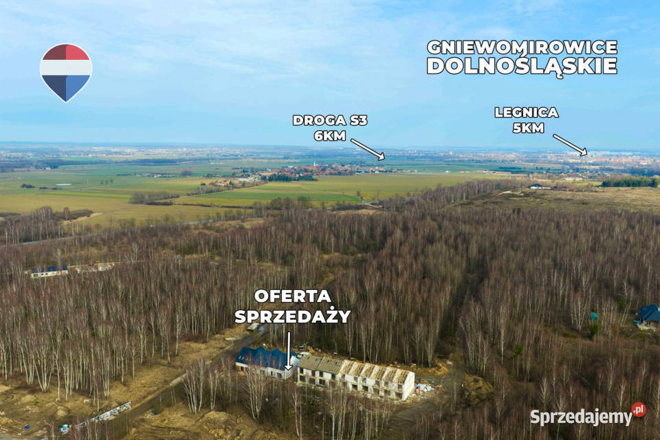 Nowoczesny dom z ogródkiem w otulinie lasu Gniewomirowice
