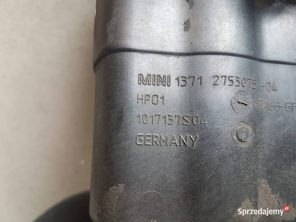 COOPER S 16 R56 WAZ RURA POWIETRZA INTERCOOLERA turbosprężarki Turek