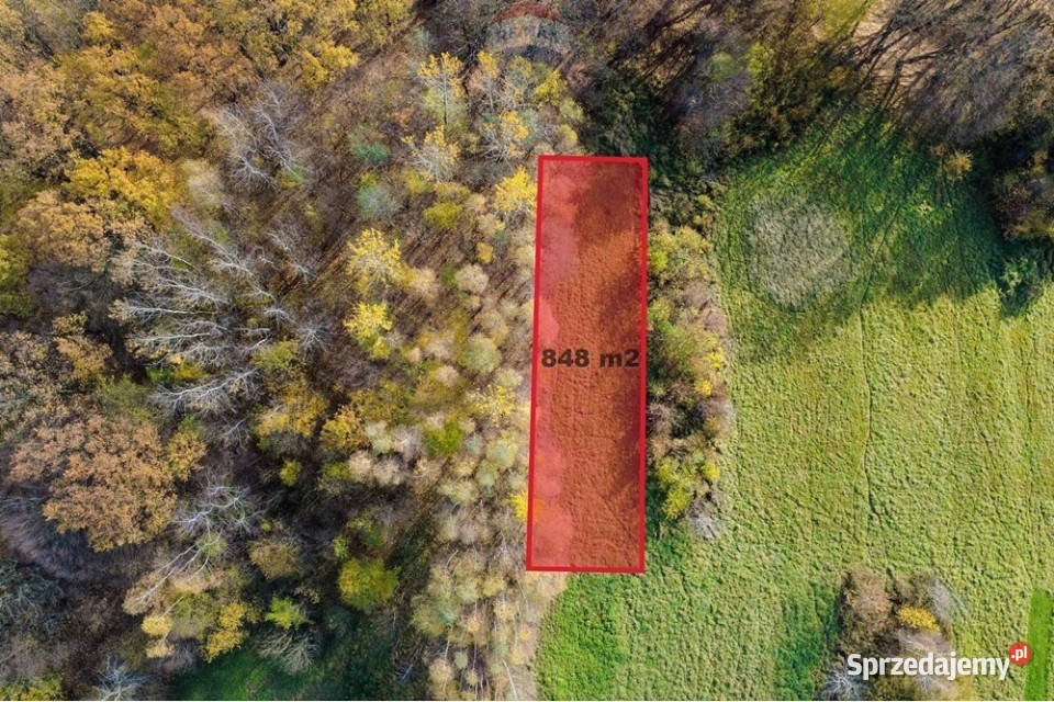 Działka rolna 848 m w Oczkowie śląskie Żywiec