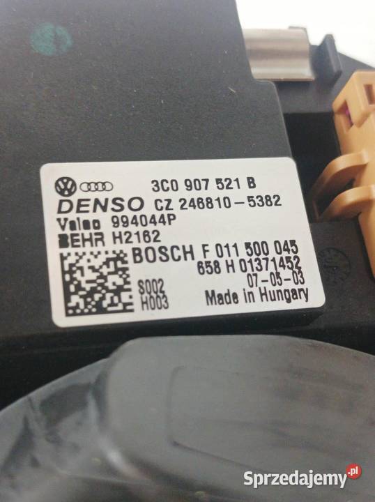 DMUCHAWA NAWIEWU REZYSTOR KPL AC 3C0907521B
