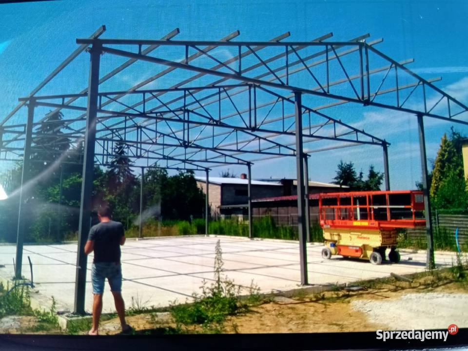 Słupy stalowe nośne Ocynk HEB Wiata Warsztat lubelskie Lublin