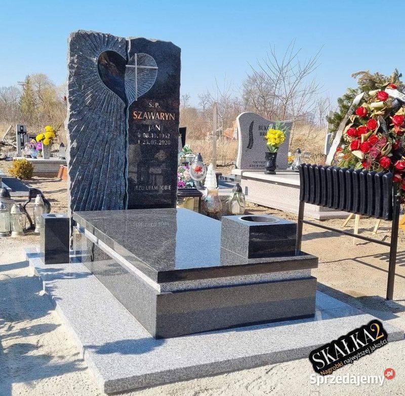 Nagrobek Serce rzeźba impalaStrzegom Strzegom
