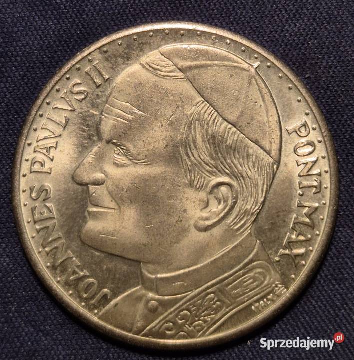 Medal Jan Paweł II wizyta w Hiszpanii K12 Wałbrzych