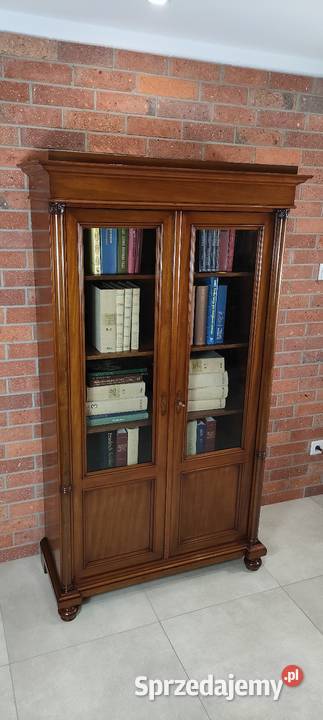 Ekskluzywna biblioteka witryna eklektyczna antyk Antyki Łagów sprzedam