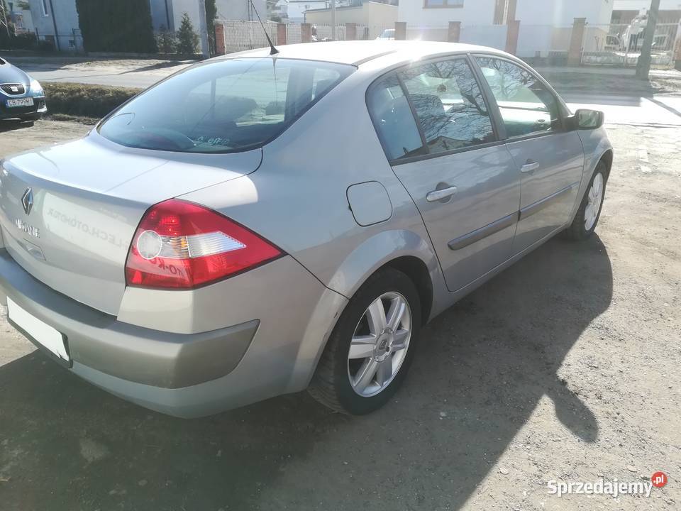 RENAULT MEGANE II 16i 2004r GAZ SEDAN gniazdo AUX Bydgoszcz sprzedam