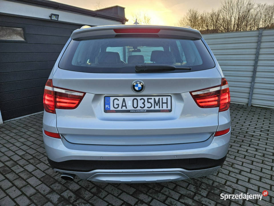 BMW X3 20 190 automat XDRIVE bezwypadek ZADBANA SUV Gdynia