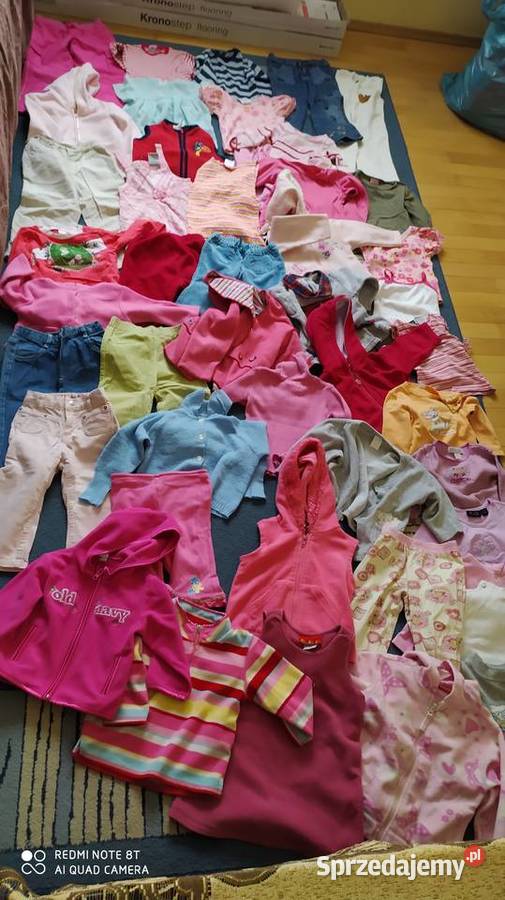 ubrania dziewczęce rozmiar 86 92 paka ubrań 86 Poznań