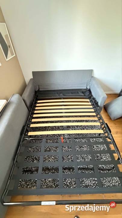 HYLTARP Sofa 2osobowa rozkładana Gransel szary