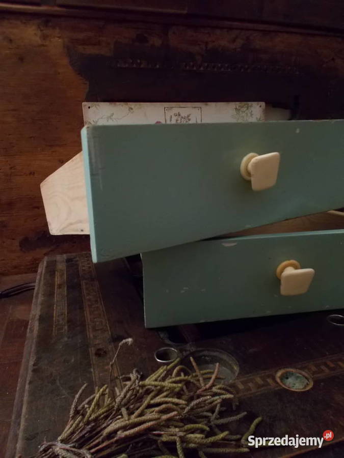 Szuflada ze Starego Kredensu PRL Komplet2 Szczecin