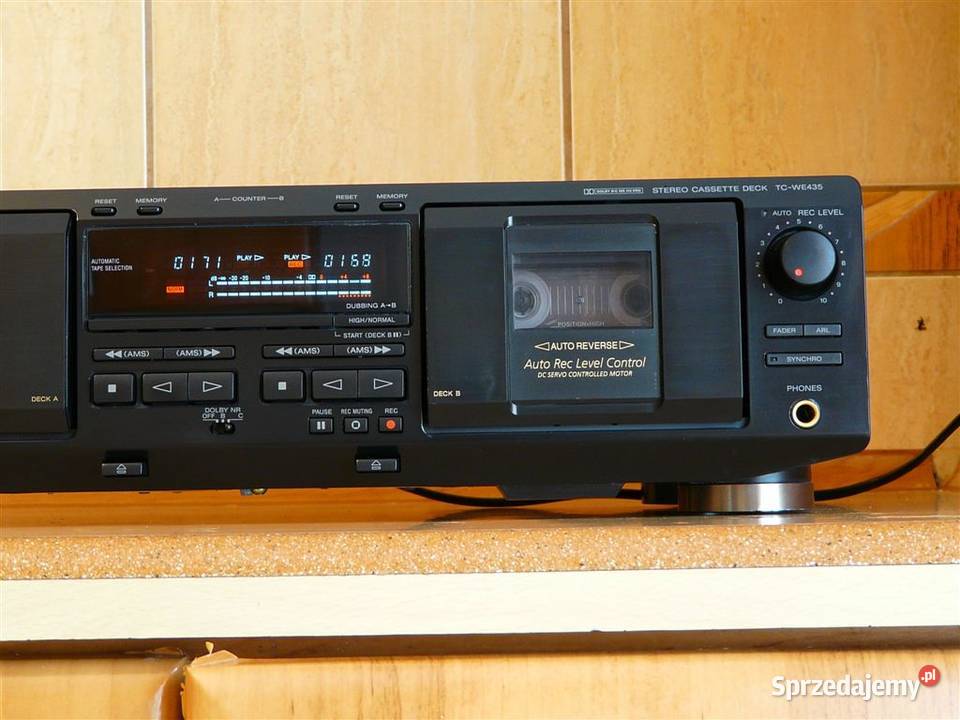 Sony TCWE435 Fajny Dwu kaseciak Magnetofony Elektronika Rabka-Zdrój