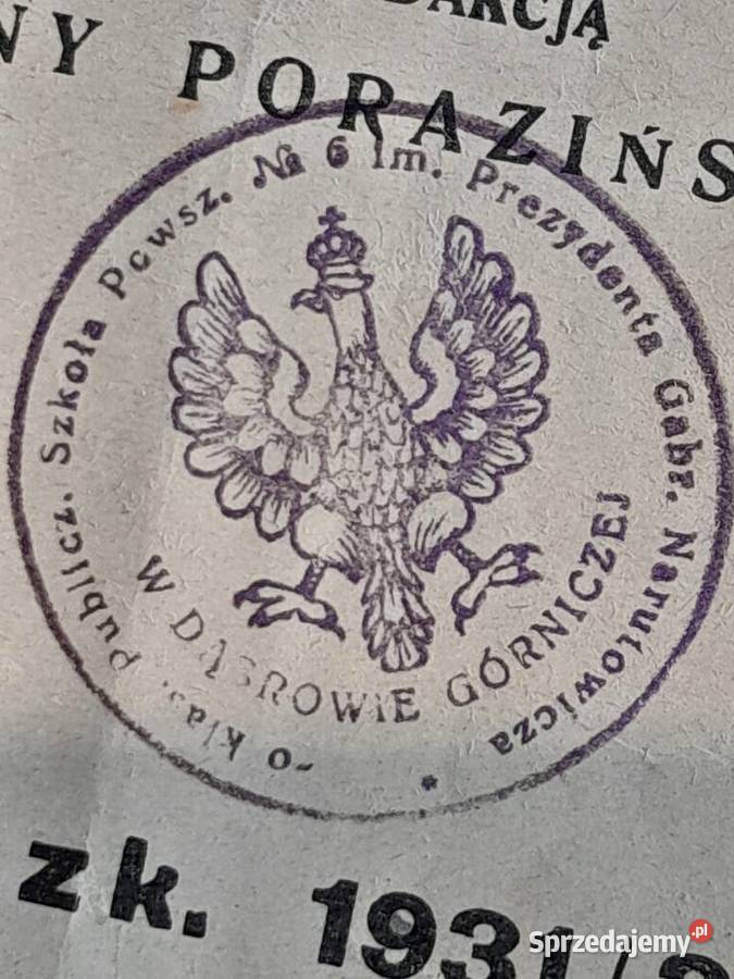 Stary przedwojenny tygodnik dzieci Płomyczek Dąbrowa Górnicza