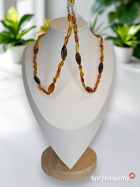 Sznurek do okularów z bursztynu BURSZTYN Warszawa