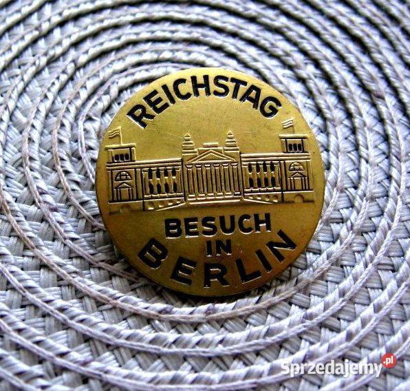 Przypinka Wizyta w Reichstagu w Berlinie Kalisz