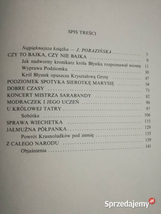 O Krasnoludkach i sierotce Marysi Książki dla dzieci Lublin
