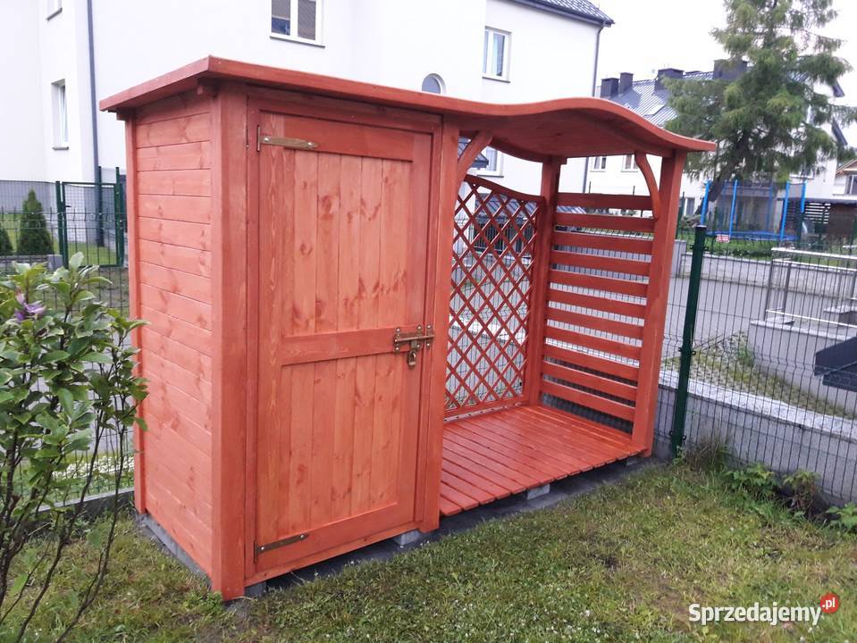 Drewutnia dach fala 2 x 11m narzędziówka 1 x 11m Kalety