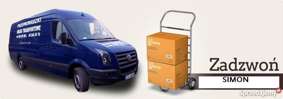 Przeprowadzki przewóż firm domów mieszkań mienia Koszalin