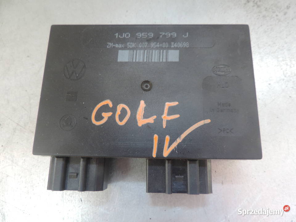 VW GOLF 4 MODUŁ KOMFORTU 1J0959799J komputery Układ elektryczny