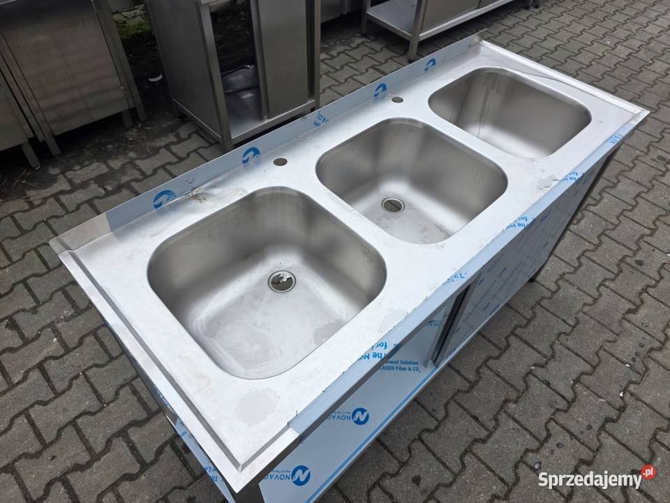 Zlew 3 Komorowy Drzwi Suwane 1506085 M1301 N Biznes i Przemysł Nowe Skalmierzyce