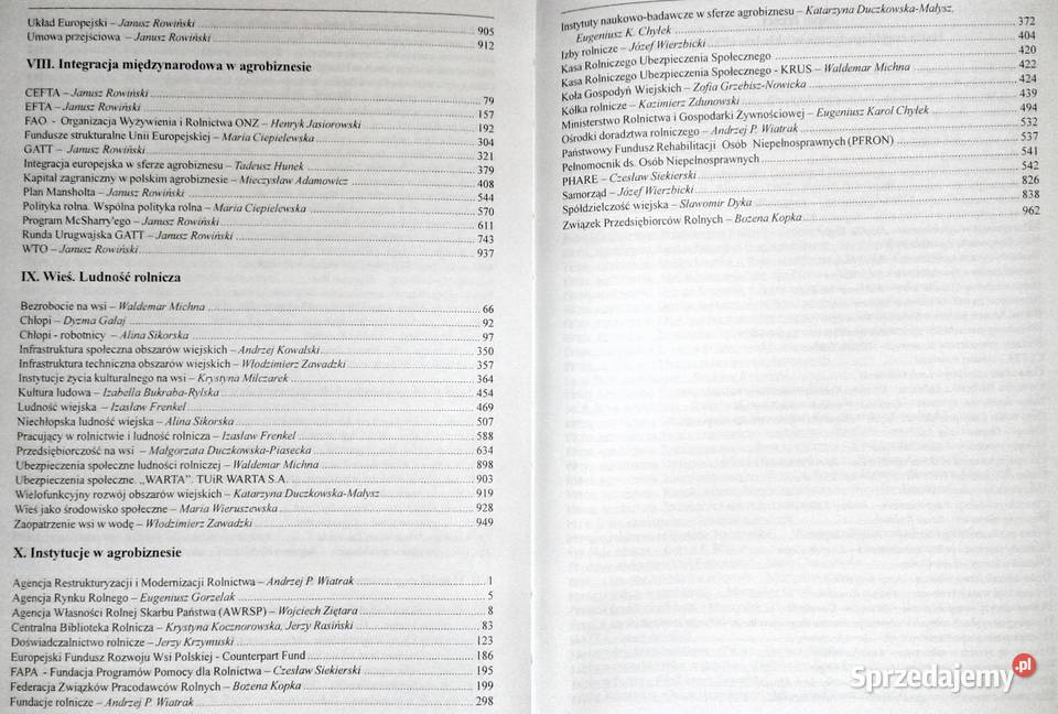 Encyklopedia Agrobiznesu Augustyn Woś Rok wydania 1998 Chełm