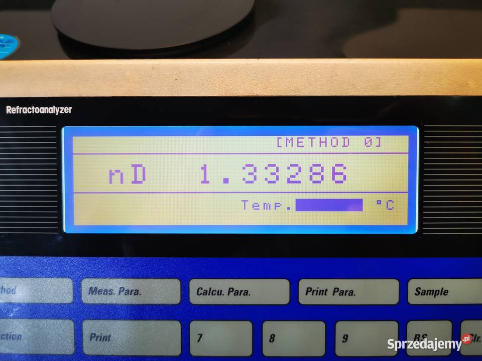 Refraktometr laboratoryjny Mettler Toledo Ra510M Produkcja