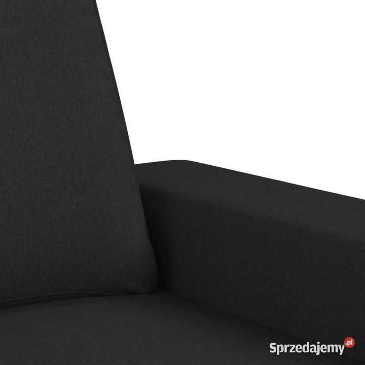 2cz komplet wypoczynkowy czarny obity tkaniną Sofy i kanapy mazowieckie Warszawa sprzedam