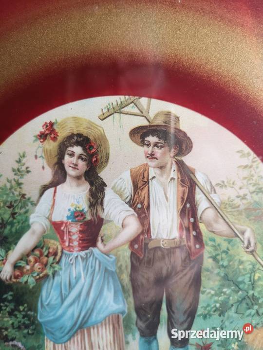 Śliczny Obrazek sielskie sceny Winobranie i