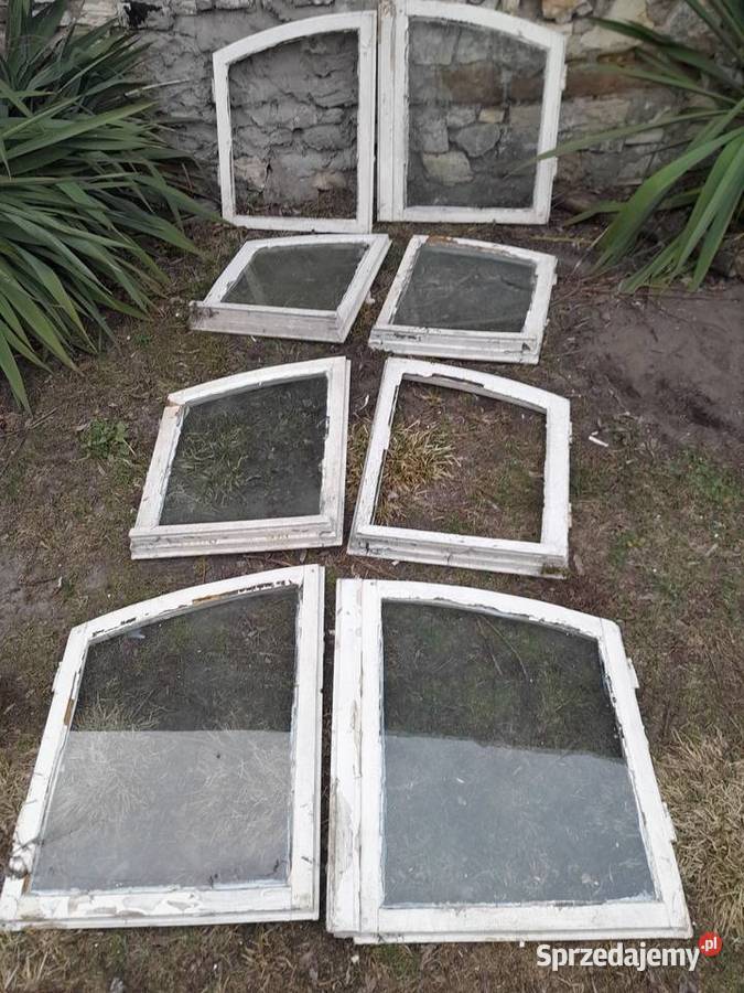 Stare drewniane ramki okienne okna okienka Dąbrowa Górnicza