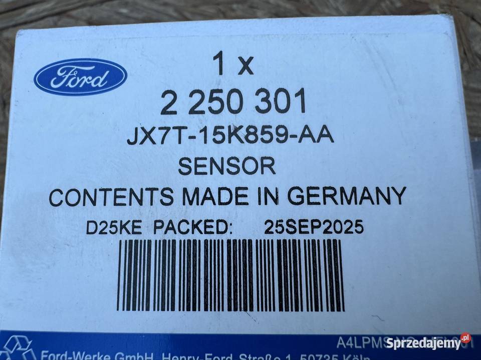 Czujnik parkowania PDC ford JX7T15K859AA Rok produkcji 2020 sprzedam
