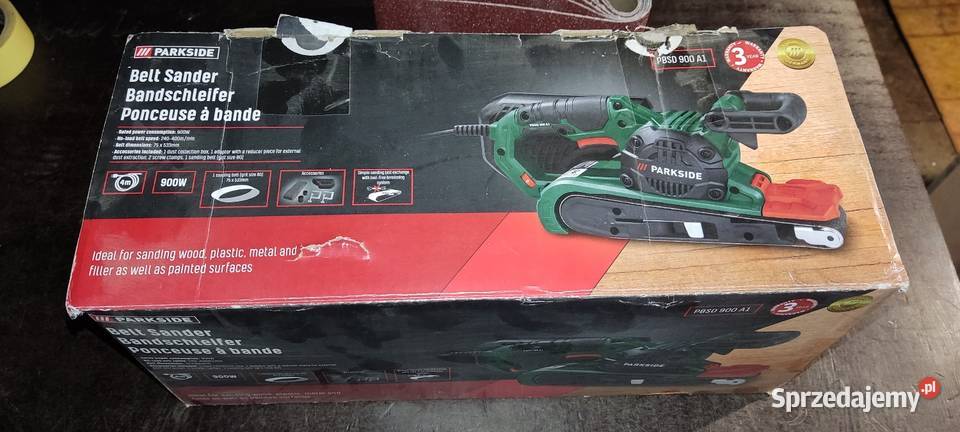 Szlifierka taśmowa parkside pbsd 900a1 Szlifierki taśmowe Stalowa Wola