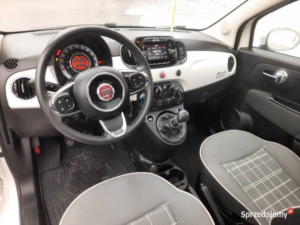 Fiat 500 12 Lounge EU6d Panorama Klima Navi wielofunkcyjna kierownica Jaśkowice
