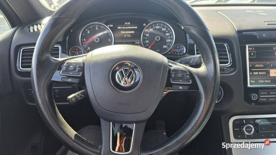 Volkswagen Touareg 4x4 ledy automat bixenon biały Lębork sprzedam