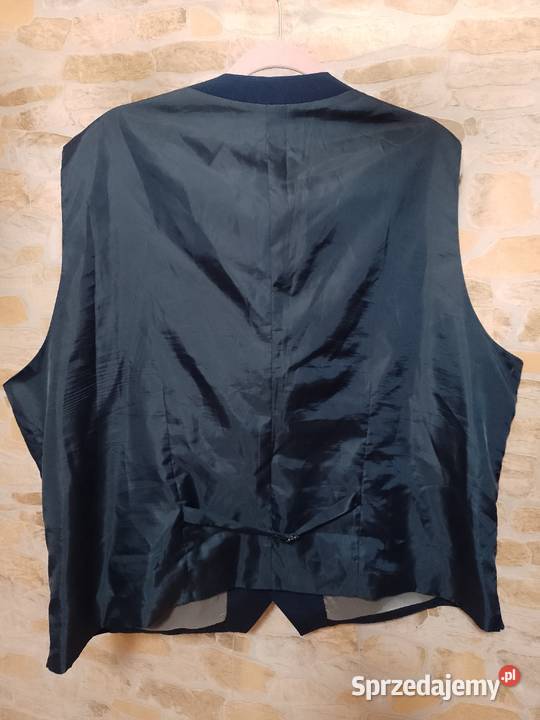 3XL Taylor Wright Granatowa kamizelka