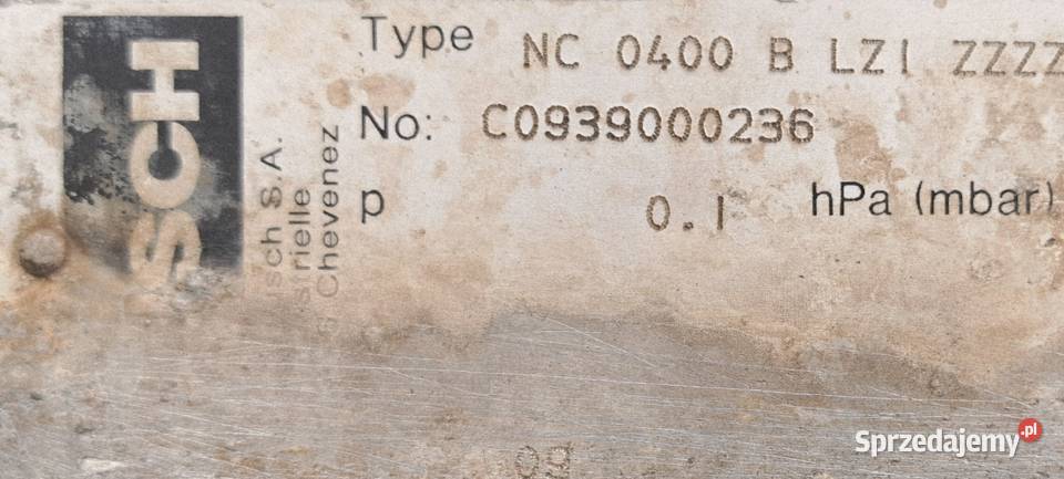 Pompa Próżniowa BUSCH NC 0400B